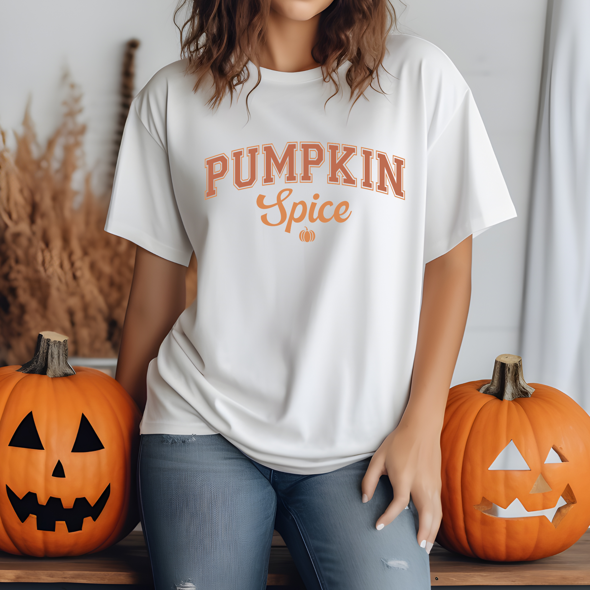 Pumpkin Spice Varsity Tee