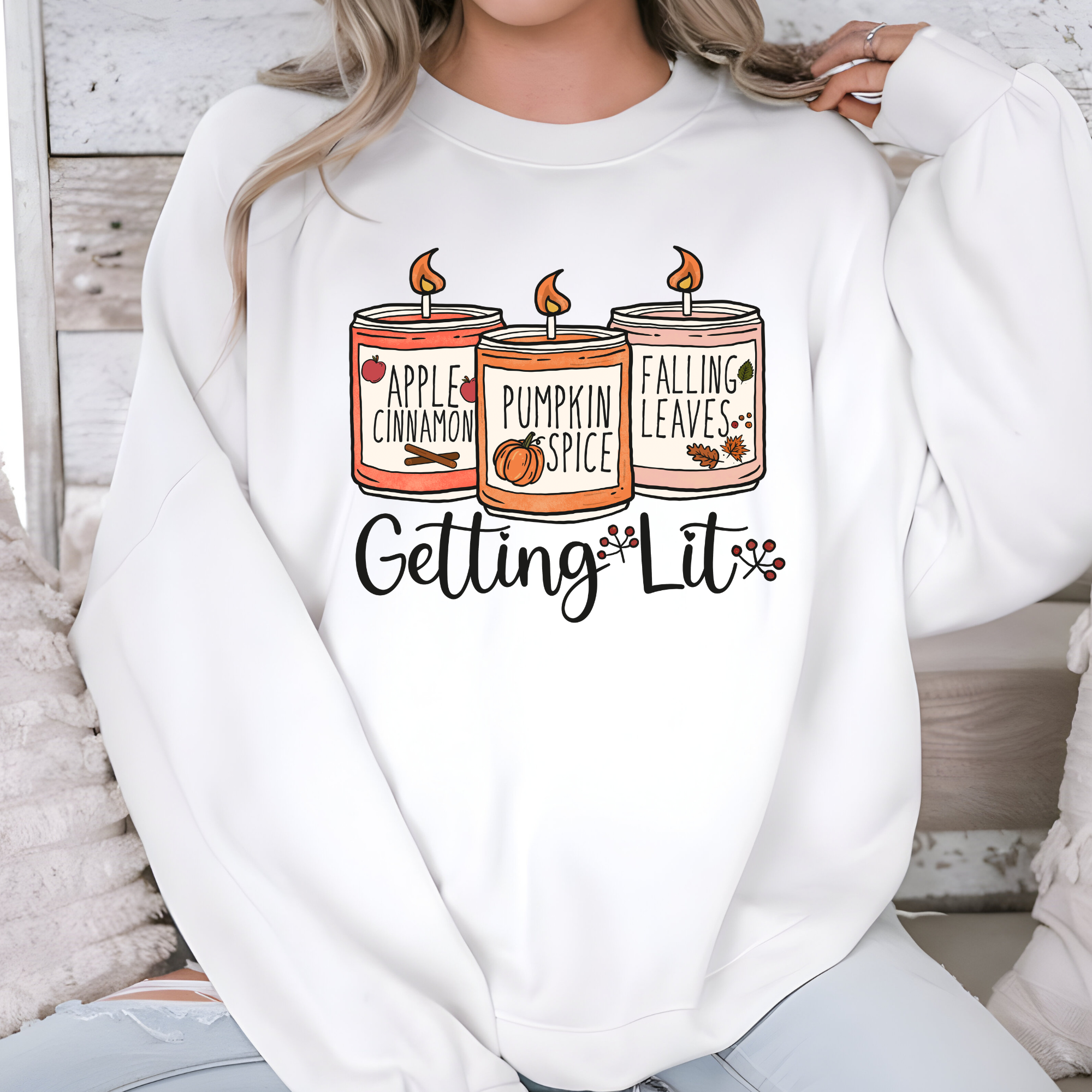 Getting Lit Candle Sweatshirt