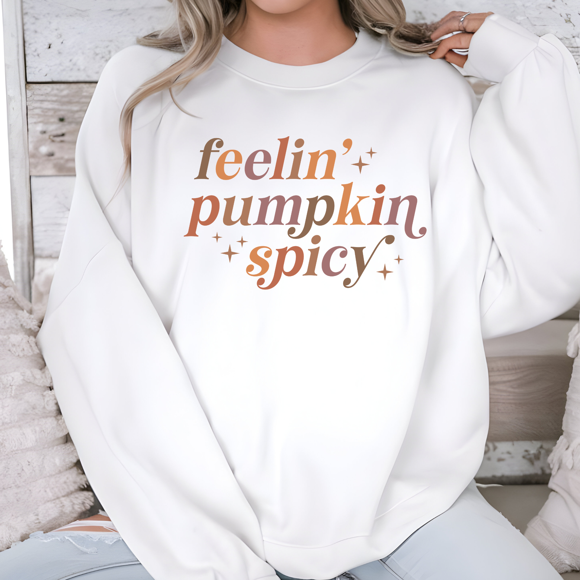 Feelin' Pumpkin Spicy Crewneck